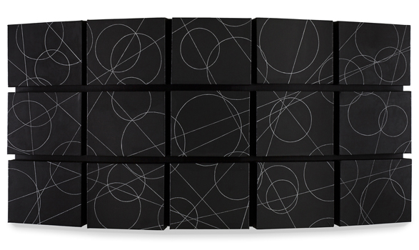 Survival - Acrylic on Linen - 25 3/4"H x 52"W x 10 1/4" D - $15,000