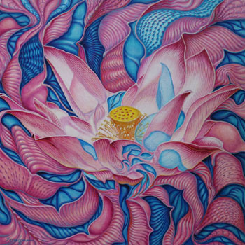 Consciousness of Light - Acrylic on Canvas - 24" x 24" - $2,500