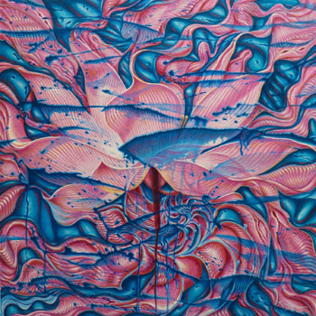 Splendor of Eternity - Acrylic on Canvas - 24" x 24" - $2,500