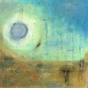 Glowing Horizon - Pastel - 8" x 8" - $225