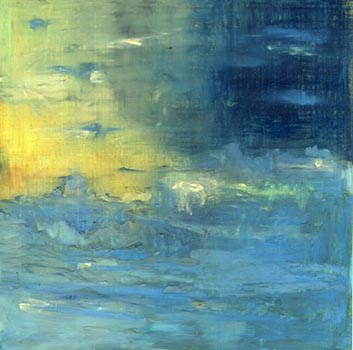 Crushing Waves - Pastel - 8" x 8" - $225