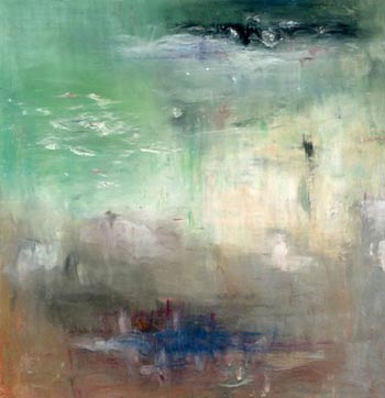 Sunset at the Pond - Pastel - 8" x 8" - $225