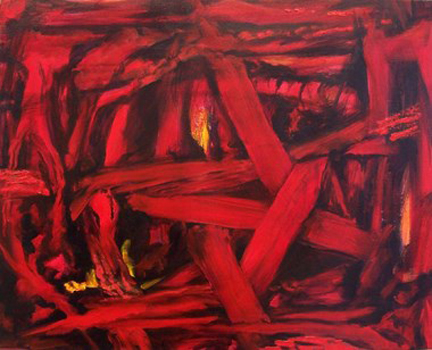 Negative Space 2- Tina Ybarra- Oil on Canvas- 24x30- $3-000- tybarra23.wix.comtinaybarra-artshow