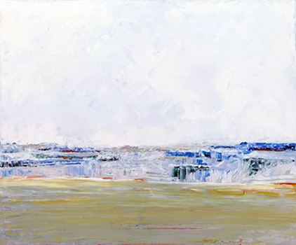 Reflection on a Shoreline, Ruth LaGue, Acrylic on Canvas, 24x20, $650, www.laguewax.com