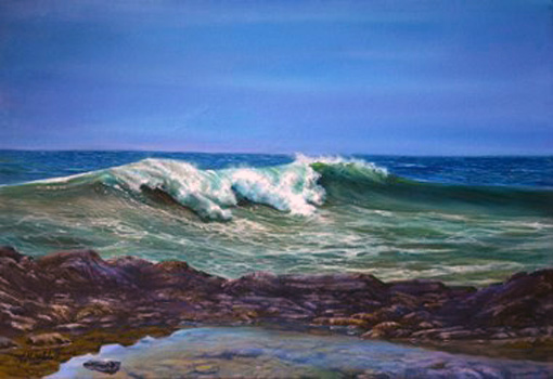 The Tide, Angelo Maristela, Oil on Canvas, 24x36, NFS, www.angelomaristela.net