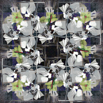 Untitled, Fabric in the Semi, Katrin Dohse, 08-19-2016ZFBA, Giclee, 53.5" X 53.5", $1062