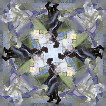 Untitled, Fabric in the Semi, Katrin Dohse, 08-23-2016VB, Giclee, 38.4" X 38.4", $712