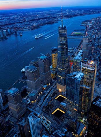 “New World Trade Centre and 9-11 Memorial” - Stuart Chape - Digital Photography - 30" x 22" - $900 - tookay.1@bigpond.com