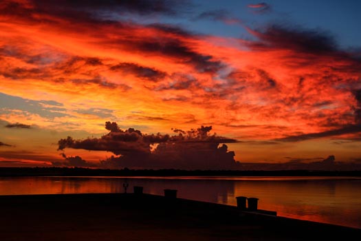 3rd Place (Digital & Photography) - “Alligator Sunrise” – Brad Ware – Photography - 24” x 48” - fumigatorsc@aol.com