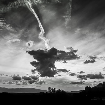 “Man in the Clouds” – Nicholas Teetelli - Digital Photograph Archival Pigment Print on Hahnemuhle Fine Art Paper - 15" x 15" – Price on Request - www.teetelli.com