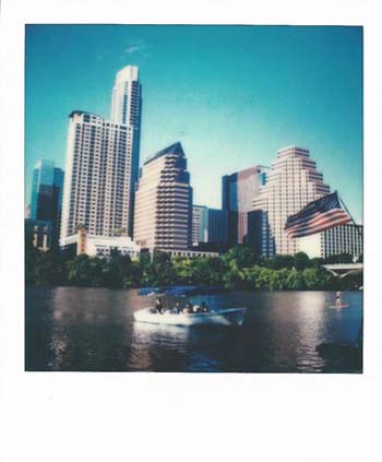 “Town Lake 022” – Monique Sullivan – Instant Film – 3.5” x 4” - $150 - www.moniquesullivan.com Z59.