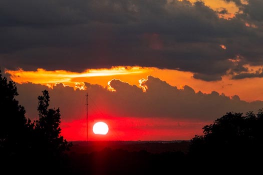 “Sun Down Sky” – Margaret King – Photo on Canvas – 11” x 17” - $150 - www.inmybackyardmargaretaking.squarespace.com