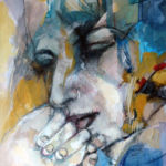 “Loadalorry”, Virginia Gott, Mixed Media - Acrylic Paint & Drawing on Canvas, 20” x 16”, $2,500, http://vgottdrawings.com/