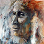 “Souled”, Virginia Gott, Mixed Media - Acrylic Paint & Drawing on Canvas, 30” x 24”, $3,500, http://vgottdrawings.com/