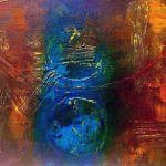 The Sixth Sense, Manish Pandey, Acrylic on Canvas, 90cm X 90cm, $2000, http://www.alesarte.com/