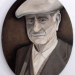 “Grandpa Vivo”,Mary Vivo, Oil, 11” x 14”, NFS, housculptures1202@gmail.com