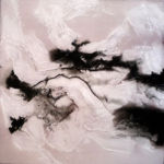 Il Gran Sillencio, Diana Lomeihing, Acrylic and Watercolor on Canvas, 40cm x 40cm, $1,400, http://lomeihingprofile.com
