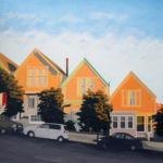Clipper Street, Catherine Palmer, Oil on Canvas, 48" x 48", $2,000, catherinepalmer@comcast.net