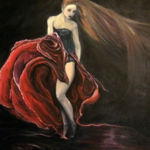“Dancer”, Stefany Fisher, Oil, 9” x 12”, $2,600, http://www.stefanyfisher.com/
