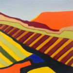 “Golden State”, Kenneth Johnson, Acrylic on Canvas, 12" X 12", $300, http://kennethjohnsonart.com/