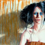 Shadow Abby, Holly Siniscal, Colored Pencil, 18.5" X 27", NFS, http://www.hollyarts1.com