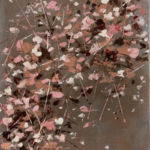 SkyLark, Sali Swalla, Encaustic on cradled wood, 18” x 14”, $350.00, http://SaliSwalla.com