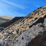 “LykkenTrail, Thanksgiving Morning 2012”, George Beck , Oil on Canvas, 18" X 24", NFS, Geodbeck@gmail.com