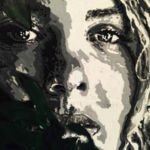 “Nature-l Beauty”, Carly Long, Acrylic Painting on Glossy Photo, 4" x 6", NFS, http://carlyal.weebly.com/