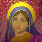 “Eva”, Rebecca Sakovitch, Acrylic on Cardboard, 8” x 10”, $250, angelpainter1@yahoo.com