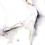 “The Dancer”, Alex Tolstoy, Watercolor, 10" x 12", $525, http://www.atolstoyart.com/