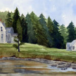 “Kittery at Low Tide", Diane Bragdon, Watercolor, 10" X 14", NFS, watercolorsbydiane@hotmail.com