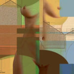 “Act 14 ”, Youri Chasov, Digital Painting On Canvas, 40” x 38”, $3,750, http://chasoffart@gmail.com/