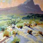 “Escaping Into Late Winter Light", Virginia Gott, Acrylic on Canvas, 20" x 16", $2,500, http://vgottdrawings.com/