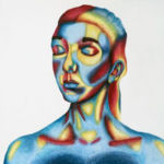 “Self Portrait in Primary Colors”, Taylor Mezo, Colored Pencil, 16” x 20”, $150, taylormz@aol.com