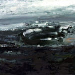 “What Remains Will Begin Again", Lillian Abel, Oil on Wood, 10" x 10", $1,600, http://lillianabel.com/