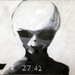 “I Want To Believe”, Johnny Hammond, Acrylic on Canvas, 20” x 16”, $100, https://www.facebook.com/ArtofJohnnyHammond/