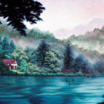 “Three Black Swans", Preston Craig, Acrylic, 24" x 30", $3,875, http://www.prestonfinearts.com/