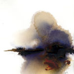 “The Darkening”, Alex Tolstoy, Watercolor, 10” x 10”, $495, http://www.atolstoyart.com