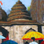 “Juxtaposed”, Deepali Kapatkar, Pastel, 16” x 12”, $495, http://www.deepalikapatkar.com