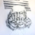 “Untitled”, Eliot Rattle, Graphite & Charcoal, 22” x 31”, $700, http://eliotrattle.com