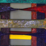 “Lined Experiment #1”, Emil Sennholz, Acrylic on Canvas, 36” x 48”, $400, http://www.emilsennholz.com