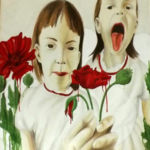 “Siamese Poppies”, Melissa Sullivan, Oil, 20” x 24”, $550, http://www.melissasullivanart.com