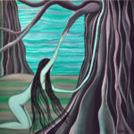 “Arbre de la Vie”, Natalie Reilly, Mixed Media, 30” x 30”, $1,200, http://reillyart.com