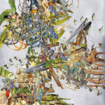 “The Indistinct Notion of an Object Trajectory”, Ryota Matsumoto, Digital Mixed Media, 22” x 30”, $1,300, http://ryotamatsumoto.blogspot.com