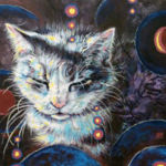 "Nucleus", Amanda Pampena, Acrylic on Canvas, 20" x 16", NFS, http://www.amandapampena.com/