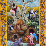 "Book of Days, 2014, Sitting Loose", Rena Church, Acrylic, 9" x 12", $750, https://renachurch.wordpress.com/