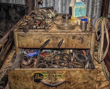 “Mechanic’s Box” – Bette Levine – Digital Photography – 12” x 15” - $250 - www.betteannphotography.com